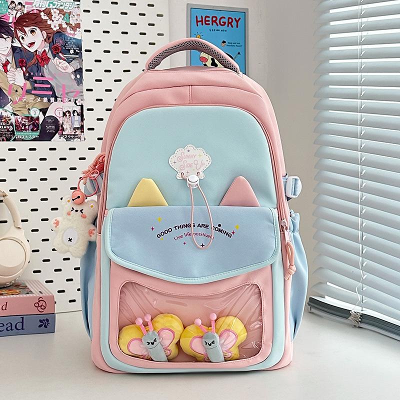 New high-value, fresh and sweet two-dimensional yuan bar high school students large-capacity backpack