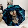 Magical Fantasy Witch Umbrella 8-Frame for Travel, camping, Casual Lightweight Portable Umbrella, Essential for every family Holidays Gift