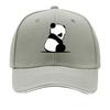 Cute Peeking Panda And Sitting Panda Illustration Sandwich Baseball Cap Sun Cap Outdoor Workouts Hat