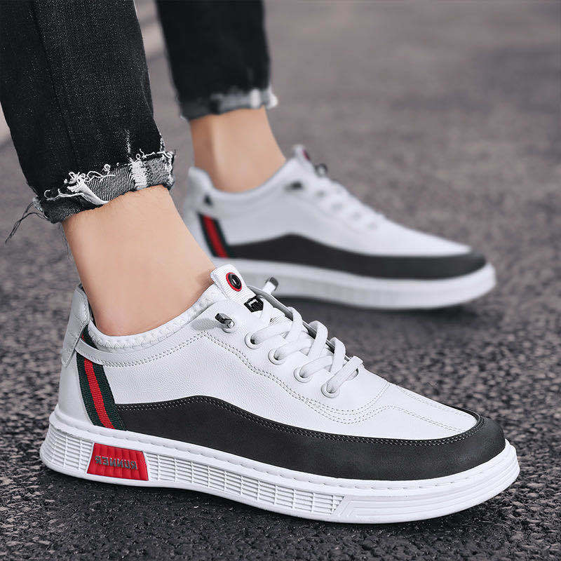 

Board shoes 2025 spring and autumn new little white shoes men s Korean version with cotton British casual leather shoes men s breathable trend me 39
