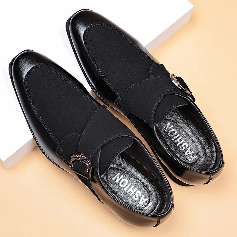 Leather Shoes Men's Shoes Frosted Business Formal Casual Shoes Casual Pedal British Leather Shoes