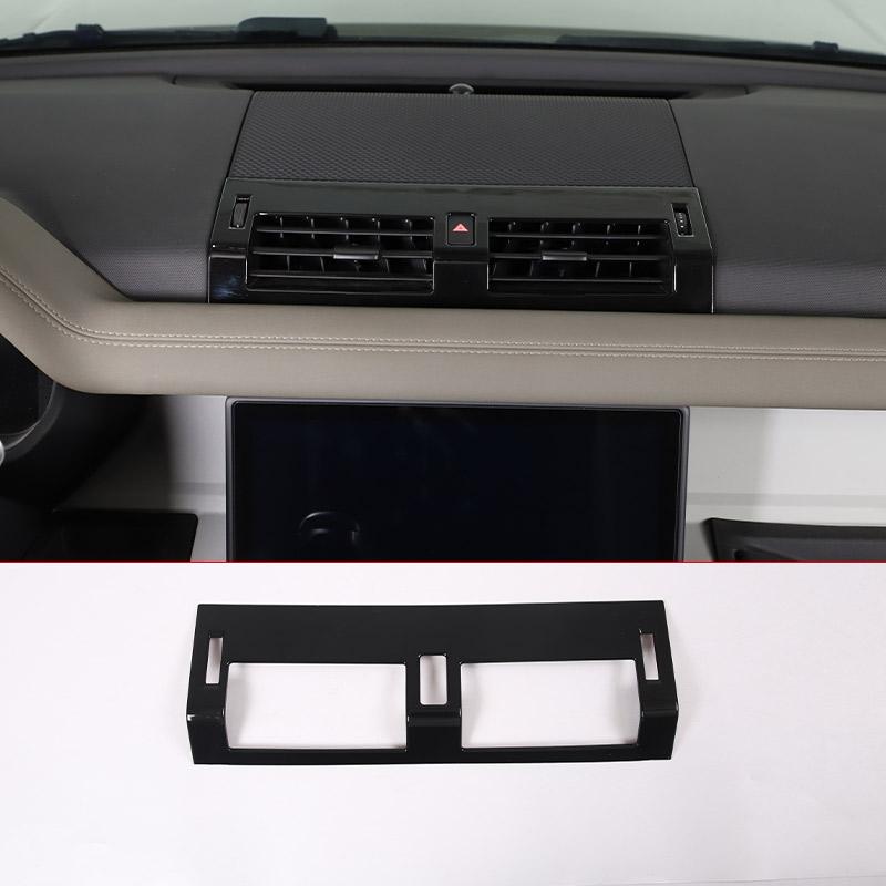 ABS Black For Land Rover Defender 90 110 2020-23 Car Interior Central Control Protection Cover Decorative Patch Car Accessories