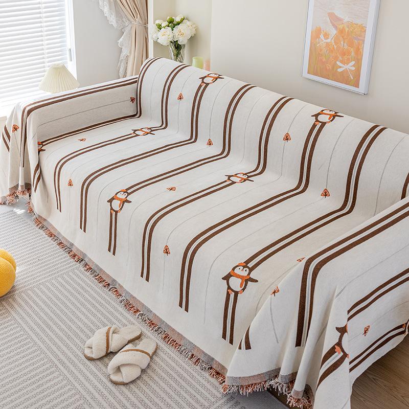 Chenille Sofa Cover Cloth, Four-season Sofa Towel, Universal Sofa Blanket, Anti-cat Scratch and Dust-proof, Advanced Backrest Cover Cloth