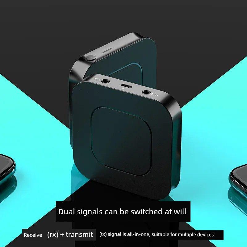 5.0 Bluetooth Receiver Two-In-One 3.5mm Computer Tv Wireless Audio Receiving and Transmitting Bluetooth Adapter