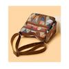 Neue Umhängetasche für Mütter mittleren Alters Patchwork Color-Block Mode Vintage Mehrfachfächer Große Kapazität Pendler-Schultertasche