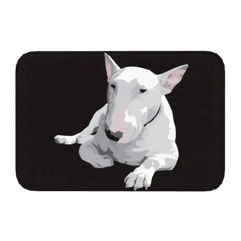 Staffordshire Bull Terrier Dog Door Floor Kitchen Bath Mats Outdoor EBT Cute Love Doormat Garage Entrance Rug Carpet Footpad