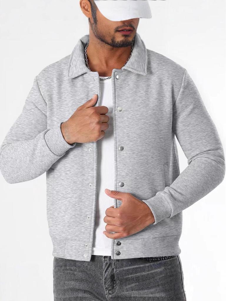 2025 Herren Schwere Lapel Mehrknopf Mode Hoodie Jacke für Herbst/Winter