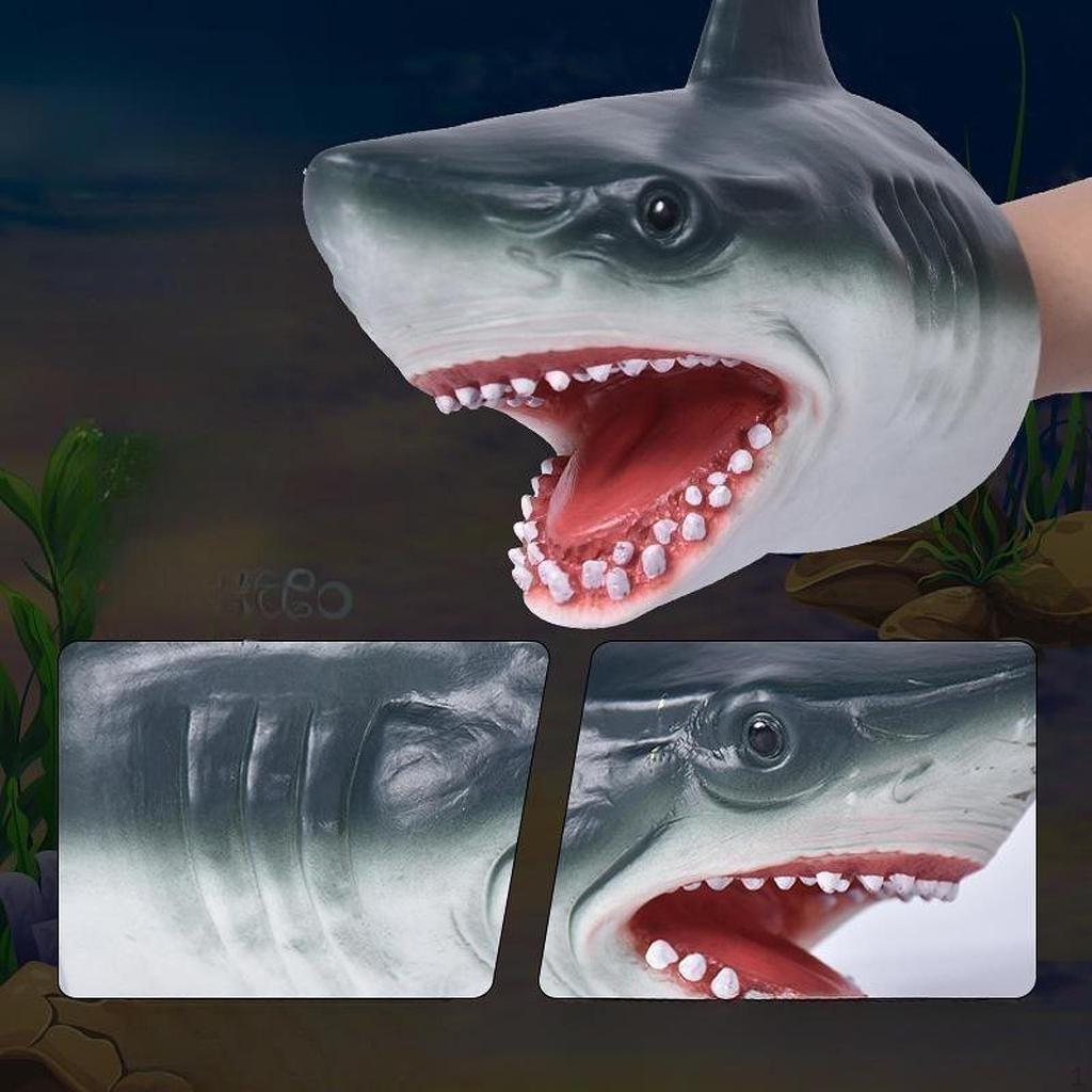 Animal Hand Puppet Toy Head Model for Children Boys Xmas Birthday Gifts