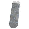 Women's Gray Lace Bow Mid-Calf Cotton Socks - Cute, Thin, Sweat-Absorbent, Boneless Design