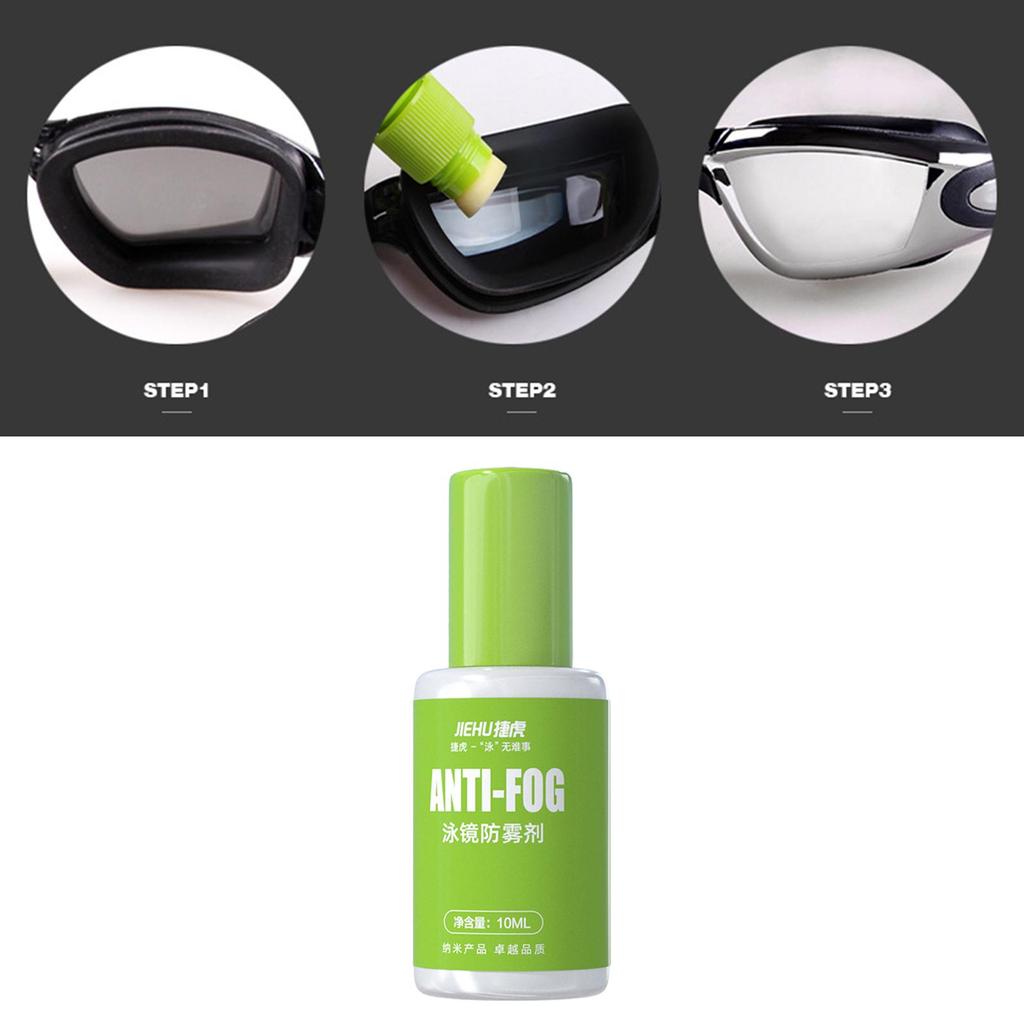 10ml Anti Fog Spray Defogger Cleaner for Goggles Glasses Lenses Long Lasting