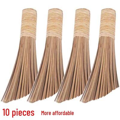 Bamboo Pot Scrubbing Brush - Traditional Style, Easy-to-Clean, Eco-Friendly Whisk Brush for Kitchen