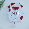 Rocking Tail Cat Hanging Clock Modern Children's Room Moving Tail Cat Clock Acrylic Mute Quartz Clock Acrylic Mirror Stickers