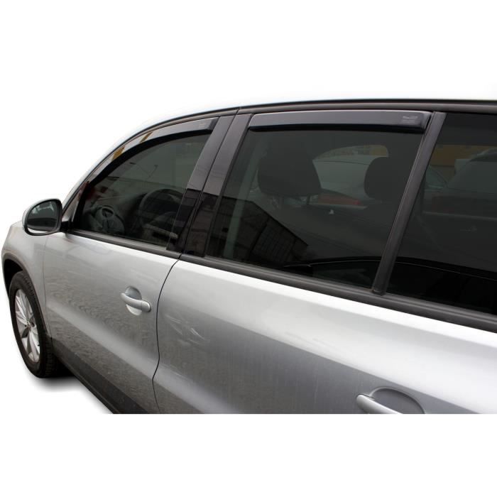 J&J AUTOMOTIVE | Heko Deflecteurs d'air Déflecteurs de Vent Pour Volkswagen Tiguan 2008-2015