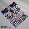 Motorcycle Helmet Car Body Fuel Tank Decorative Reflective Stickers For BMW M E46 E36 E34 F10 E90 F30 E60 F30 E53 E30 E92 E87 FX0