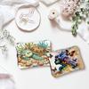DIY Diamond Painting Bling Rhinestone Makeup Bag Zipper Closure Diamond Dot Diamond Card Pack Large Capacity for Home Decor Gift
