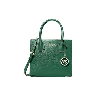 Mercer Pebbled Leather Sheet Music Bag, Shoulder Bag, Crossbody Bag, Handbag Medium Women's Jewelry Green 35S1GM9M2L-395