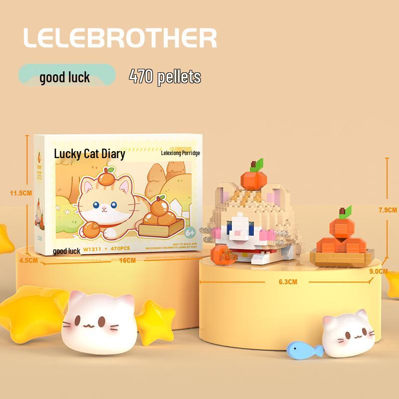 Chinese Panda Building Blocks - Compatible with Lego Bricks, Educational Micro Particle Assembly Toys, Gift Set