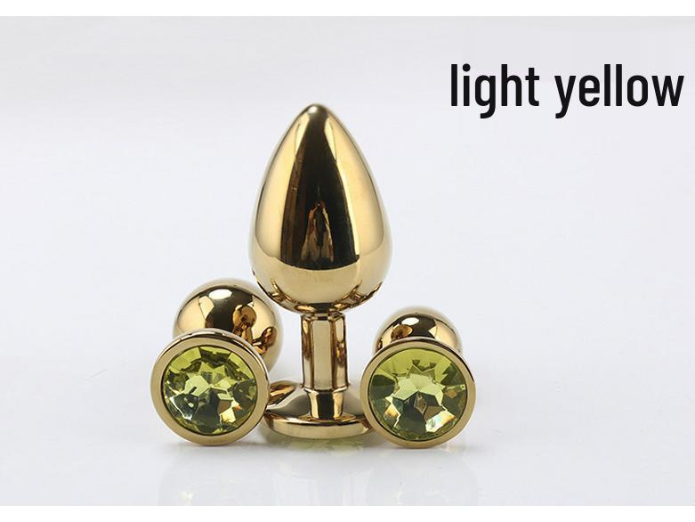 Diamond-Studded Metal Butt Plug for G-Spot Pleasure