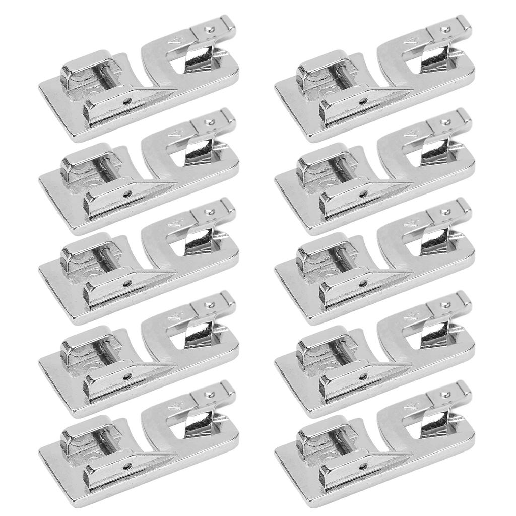 10 Stück Rollsaum Nähfuß Edelstahl Haushalt Original Rollspitze Nähfuß