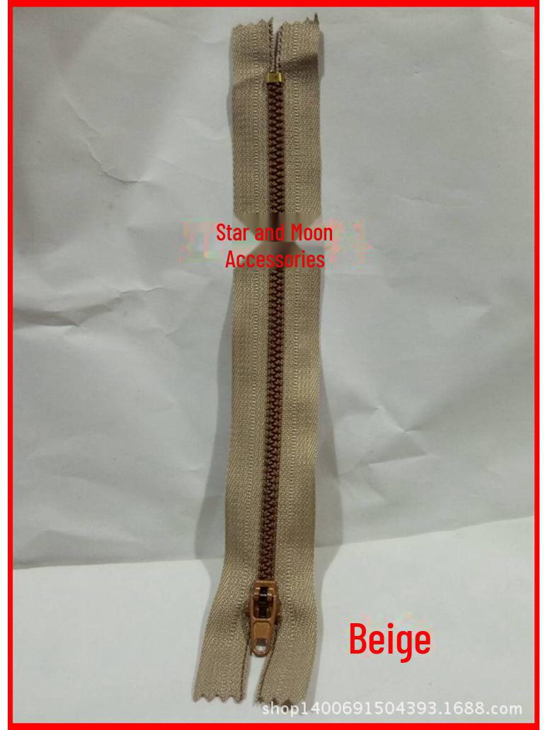 

18 см полімерна блискавка: Закритий хвіст із самофіксацією для джинсів і штанів