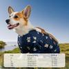 All-Season Waterproof Raincoat Small To Medium Dogs - Full-Body 4-Legged Hooded Pet Outfit With Cartoon Print