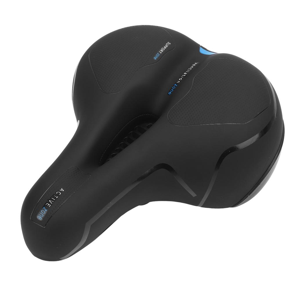 Cycling Seat with Night Reflective Strip Hollow Breathable Water Resistant Shock Absorbing