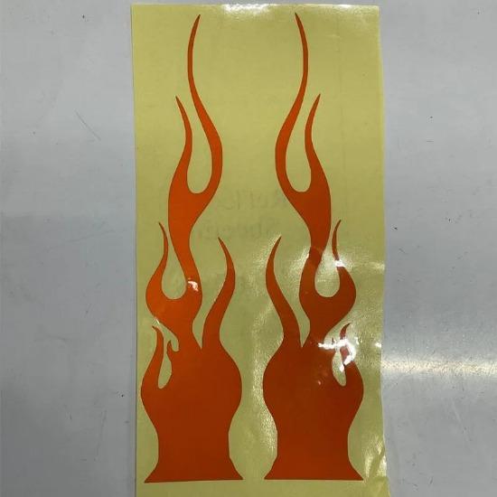 

Универсальный DIY Пламя Виниловая Наклейка Наклейка Водонепроницаемая Для Автомобиля Мотоцикла Бензобак Водонепроницаемый Мотоцикл Пламя Наклейка Комплект Наклеек 15CM