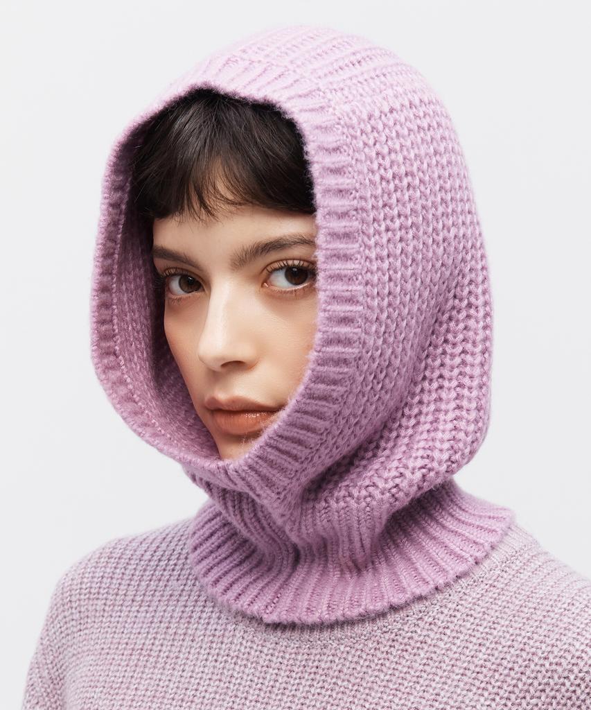 FALLETT Knitted Balaclava Lavender