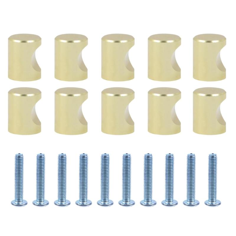 10 шт. Ручка-кнопка для шкафа из цинкового сплава, Ручка-скоба для ящика, Декоративная мебельная ручка для комода, Дверцы кухонного шкафа 1