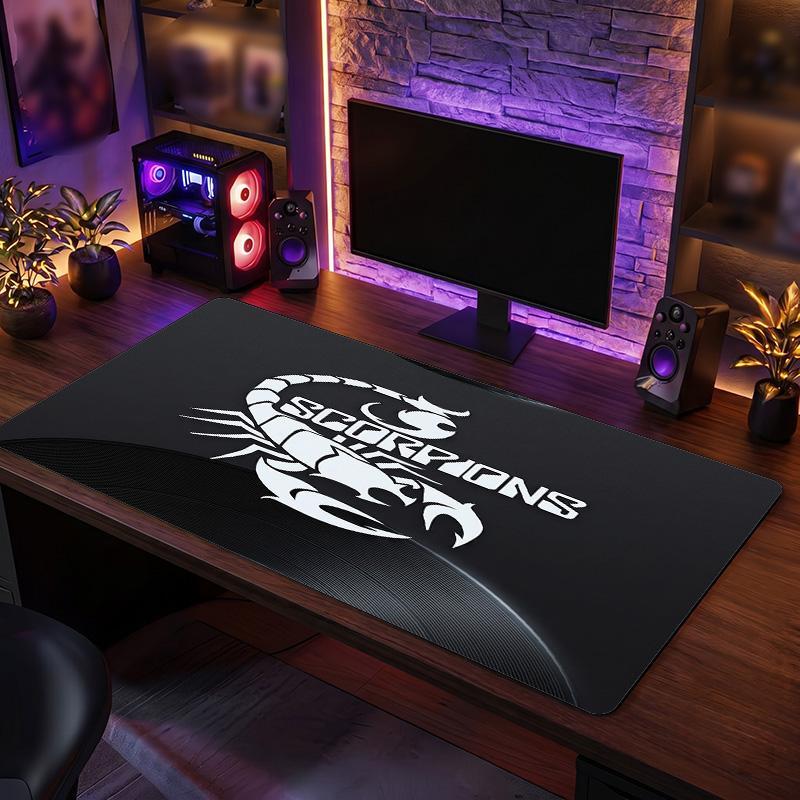 Scorpions Print Large Mouse Pad Smooth Surface Anti?Slip Desk Mat For Gaming Office Laptop Decoration