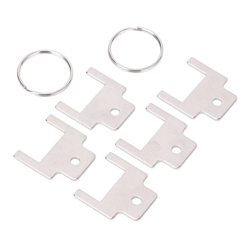 5 Pcs Paper Towel Dispenser Key Stainless Steel 770301 Toilet Paper Dispenser Replacement Key for