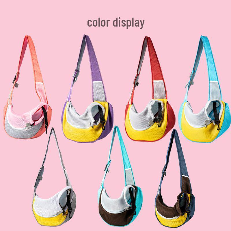 Portable Pet Backpack: Lightweight Crossbody Carrier for Cats & Small Dogs