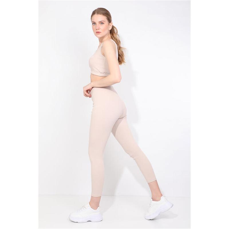 Dámská sada sportovních punčochových kalhot s kamenným žebrováním