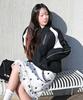 Cgp Contrast Tech Collar Short Jacket_Black