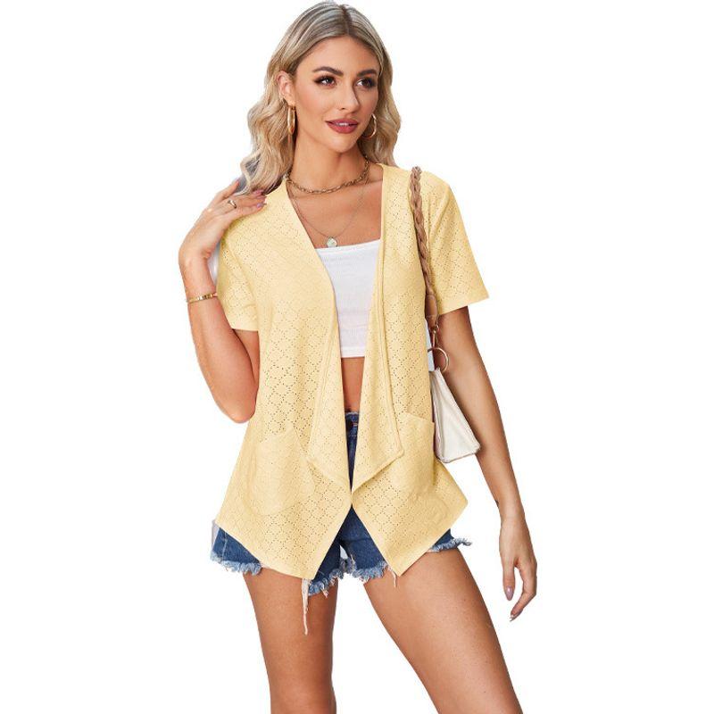 Short-Sleeve, Loose and Versatile Cardigan Short Sleeve Loose Cardigan Top