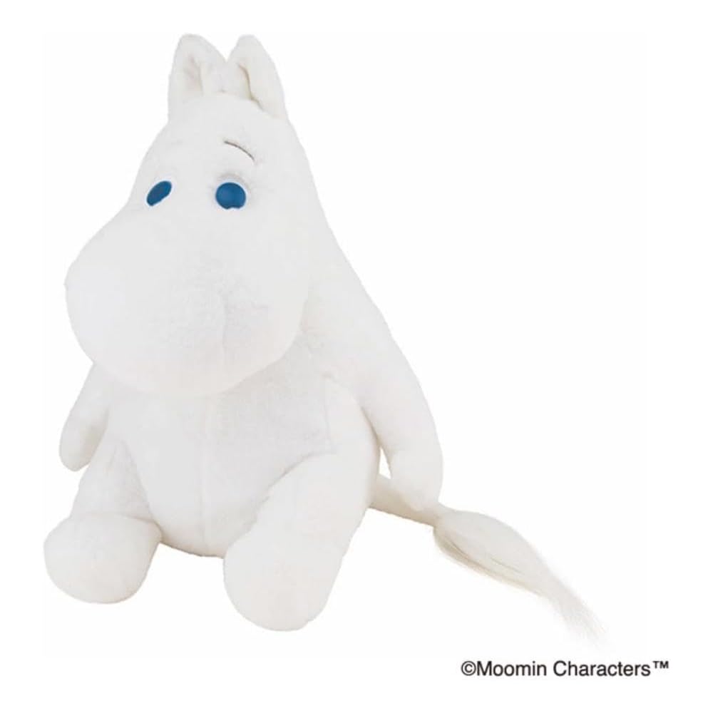 Sekiguchi Moomin Marshmallow Plush Toy, Moomin, Medium