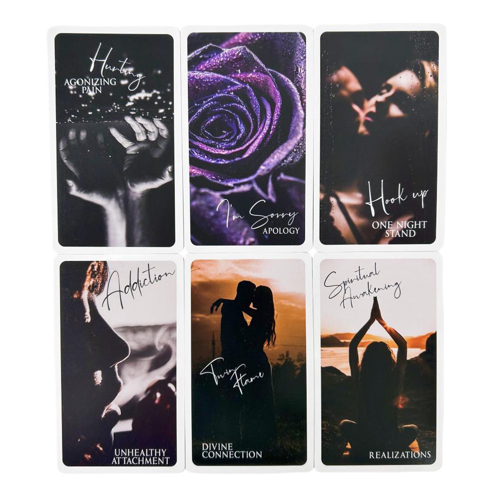 Mystic Love Oracle Cards Game Divination Deck English Versions Edition Tarot Board Playing Table Game For Party