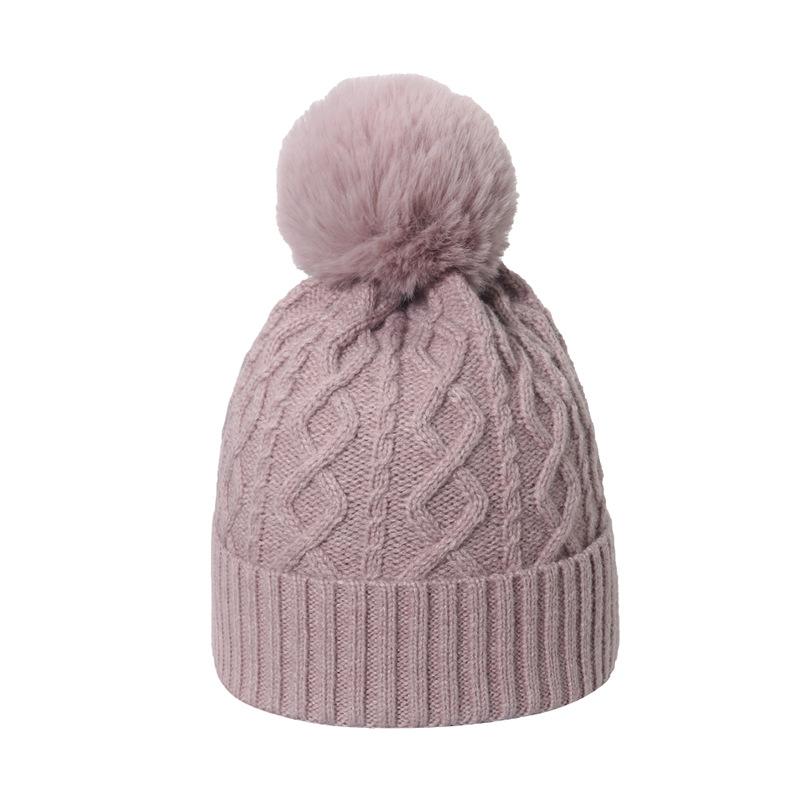 Ins Japanese and Korean Version Wool Hat Autumn and Winter Casual Versatile Trend Thermal Hat Geometric Rhombus Plaid Knitted Hat Women