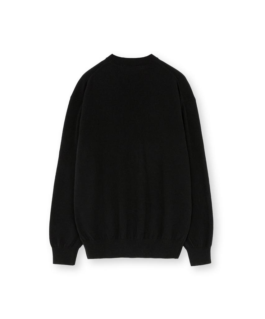 Beulaunyadeu Extra Super Fine Crewneck Knit, Black