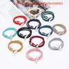Zinc Zinc Alloy Birthday Gift Men Bracelet Fashion Jewelry Braided Rope Bracelet Korean Style Hand Strap