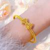 Hollow Bow Open Bracelet Women's Light Luxurious and High-end Bracelet Accessories
