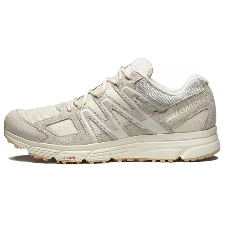 

SALOMON X Mission 4 Suede Rainy Day Kelp Sneakers 475092 46⅔