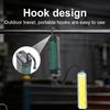 COB Work Light USB Rechargeable Led Work Light with 360° Swivel Hose Magnetic Hanging Hook for Camping Car Repair Emergency