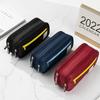 Federmäppchen für Studenten mit großer Kapazität - Schlichter Stil