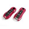 Car Key Case Ruby Star for Porsche Panamera Macan Taycan 718 911 Cayenne Cayman 2013-2024 Remote Control Fob Protective Shell