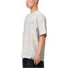 Li Ning T Shirts Men's Pearl White Crew Neck Moderate Straight Fit AHSS209-2