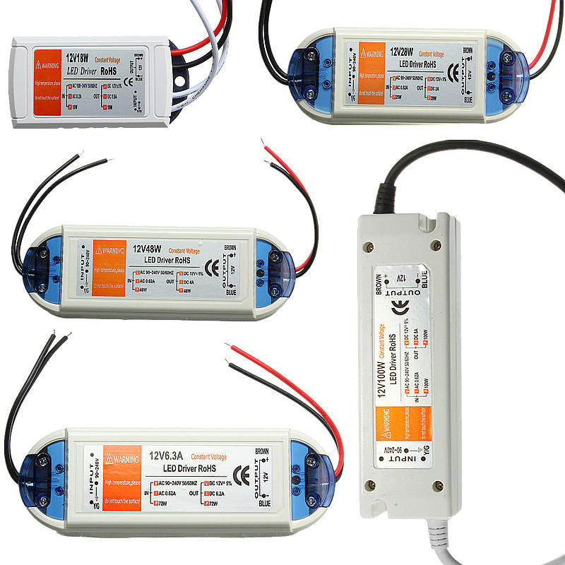 LED Alimentatore Trasformatore Driver Per Striscia Strisce 5V 13W 2,6A