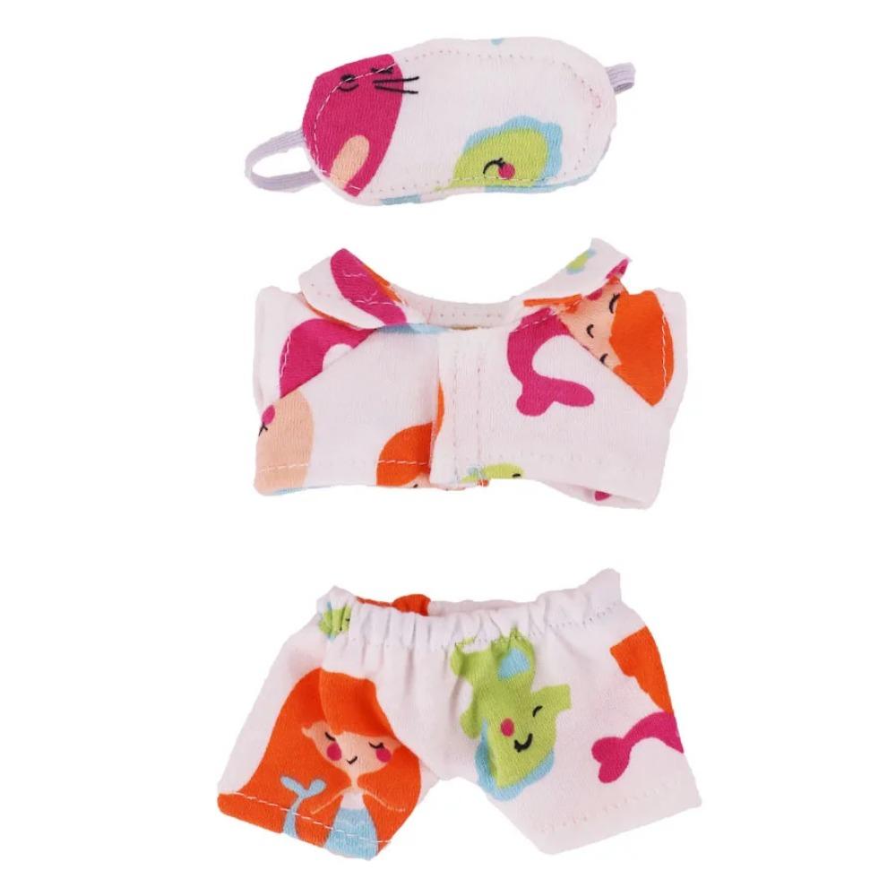 

Набор мини-аксессуаров для куклы 17 см для куклы Labubu Pop 3 шт./набор Кровать+Одеяло+Подушка Пижама Спальный мешок Кукольный домик Подарок,Игрушки для девочки