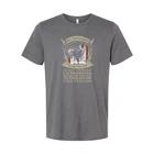 Veteran Unisex Graphic Tee Featuring American Flag And Jesus Christ And Soldier L