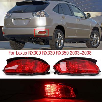 For Lexus RX300 RX330 RX350 2003 2004 2005 2006 2007 2008 Car Rear Bumper Brake Light Tail Warming Turn Signal Reflector